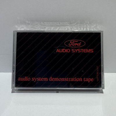 Ford Audio Systems Audio System Demonstration Tape Cassette Promo FACTORY SEALED