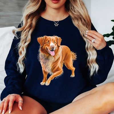 Nova Scotia Ente Tolling Retriever Hunderasse Tiere Damen Sweatshirt Geschenk