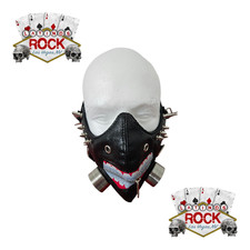 Steampunk Zipper Unisex Punk Rock Biker Motorcycel Masquerade Spike Mask