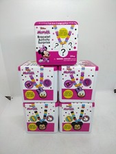 Disney Minnie Mouse Bracelet Activity Surprise Box Craft Kit Charms Beads Lot X5