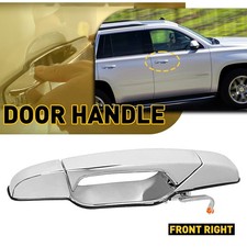 Front Right Side Exterior Door Panel Handle Chrome For 07-13 Chevrolet Avalanche