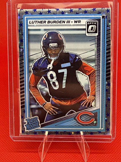 Panini 2025 Donruss Optic Rated Rookie Luther Burden III RC Stars Border Bears
