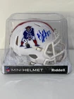 Rob Gronkowski Signed Patriots Throwback Mini Helmet -Gronk Exclusive- Wrong Box