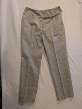 Harve benard light gray plaid wool pants size 8P