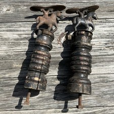 Victorian- Horse Cobbler Posts- Set Of 2