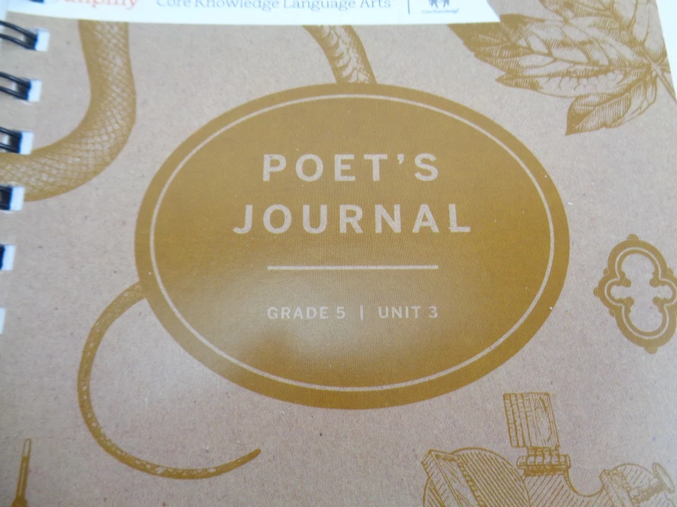 New Amplify Core Knowledge Language Arts Poet's Journal Grade 5 Unit 3 Book - Image 3 of 4