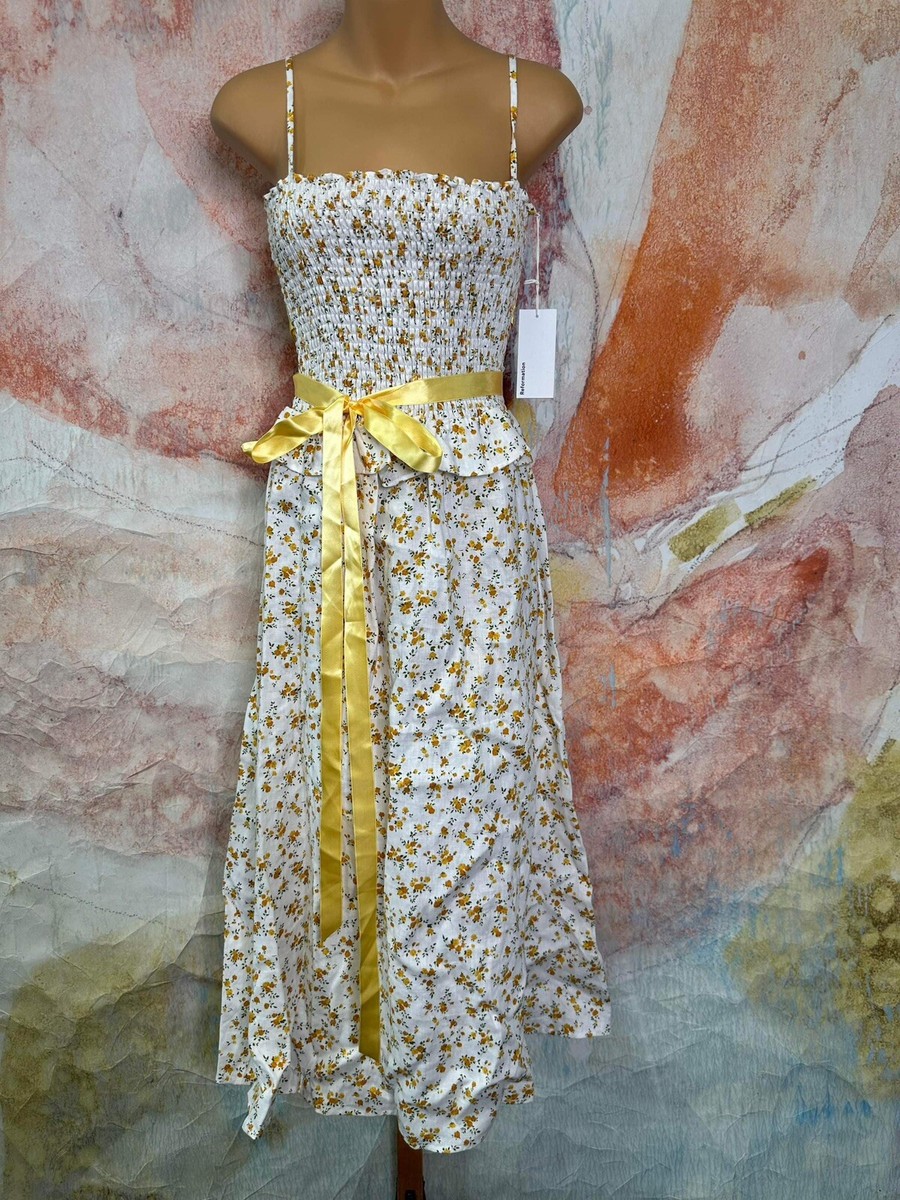 Reformation Miles Linen Dress Size S | eBay