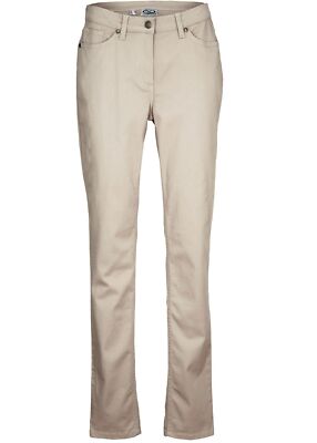 Essential 5-Pocket Twillhose Gr. 44 Steingrau Damen-Hose Freizeit-Pants Neu
