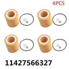 4X Car Oil Filter Kit For BMW E60 E61 E84 E85 E91 E92 E93 128i 135i 1 3 5 Series