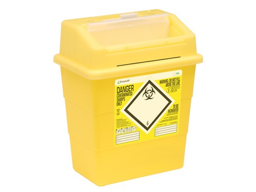 Sharps Pattumiera Scatola 0.2L,0.3L,0.45L,0.6L,1L,1.8L,2L,3L,4L,7L,9L,13L,24L,30L - Foto 8 di 54