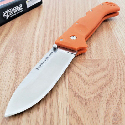 Cold Steel Ultimate Hunter Folding Knife 3.5'' Satin S35VN Steel Blade G10 Handle