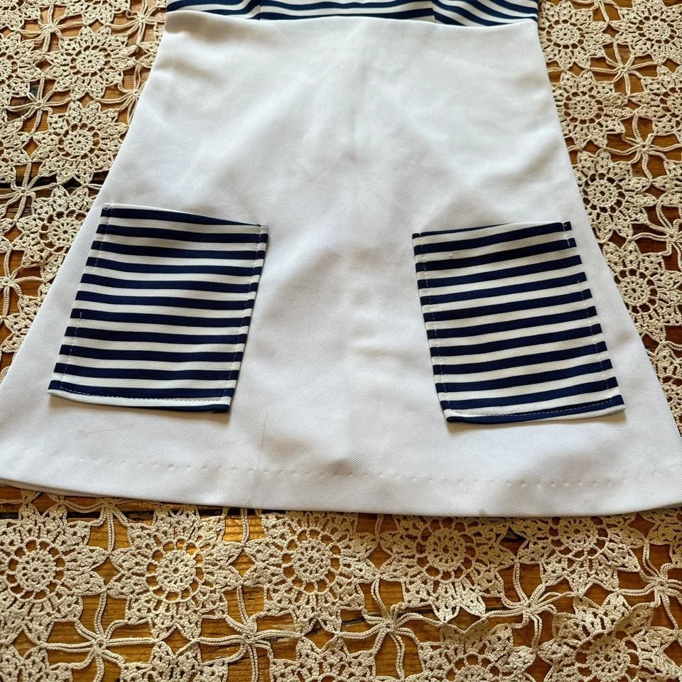 Vestido Tenis Kim Morgen Años 70 Vintage Talla 3/4 Foto 3 de 4