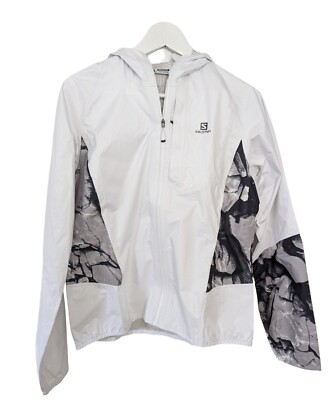 Salomon Bonatti Cross Wind Trail Running Ultra Light Jacket Women Size M