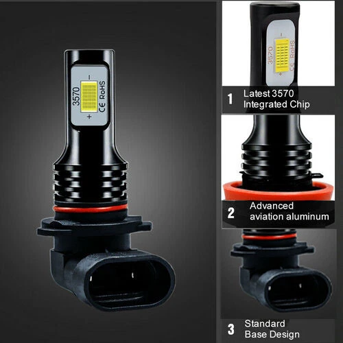 LED Headlights + Fog Lights Bulbs Kit For Chevy Silverado 1500 2500 HD 1999-2002 - Bild 3 von 17
