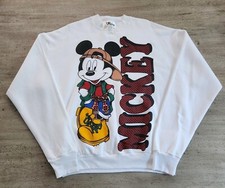 Vintage 90s Walt Disney Jerry Leigh Mickey Mouse Crewneck Sweatshirt L/XL