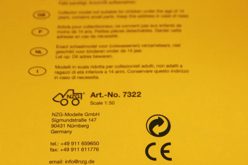 Nzg 732 2 Tip 54m for LTM 11200 Liebherr Crane lattice boom tip 1:50 new OVP - Image 2 of 4