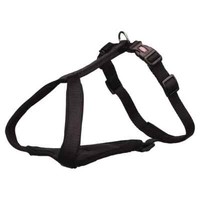 Trixie Premium Y-Geschirr M Schwarz Hundegeschirr Verstellbar Brustgeschirr