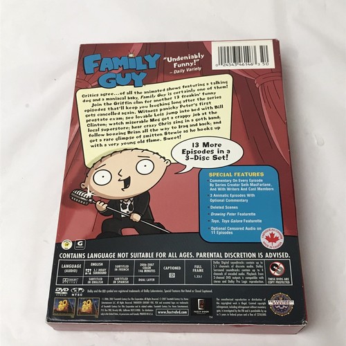 Family Guy - Volume 5 DVD 2007 3-Disc Set - Picture 2 of 7