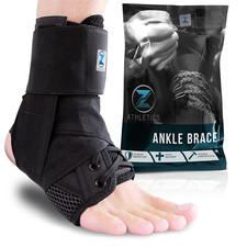 Lace up Adjustable Ankle Brace Support  for Running, Basketball, Injury Recovery