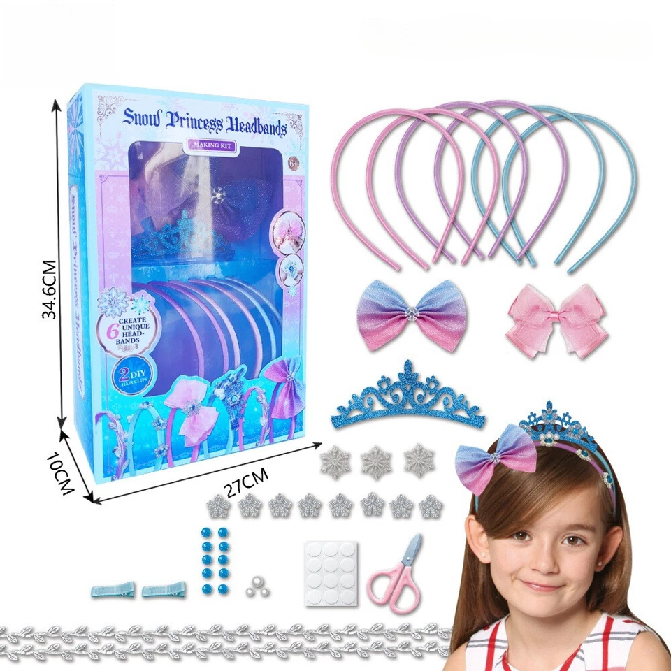 Butterfly/Mermaid Headband Making Kit DIY Creative Craft Kits for Girls Age 5+ - image 2 of 4