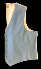 Men's Light Blue After Six Tuxedo Vest Fullback Formal Wedding Groom Church 3XL