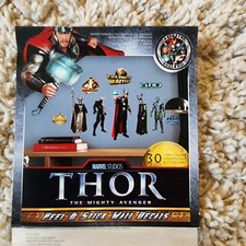 Thor: Peel & Stick Wall Decals, 30-Count (Reusable), MADE IN USA, NIB