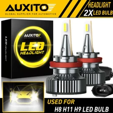 AUXITO H11 LED Headlight Kit Low Beam Bulb Super Bright CANBUS Free Return EOA