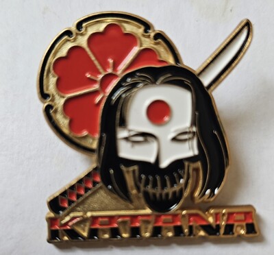 DC Comics Suicide Squad Film Katana Anstecknadel Abzeichen von Quantum Mechanix
