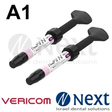 LOTx2 DenFil N Light-cured Restorative Nano Hybrid Composite Resin color A1 4g