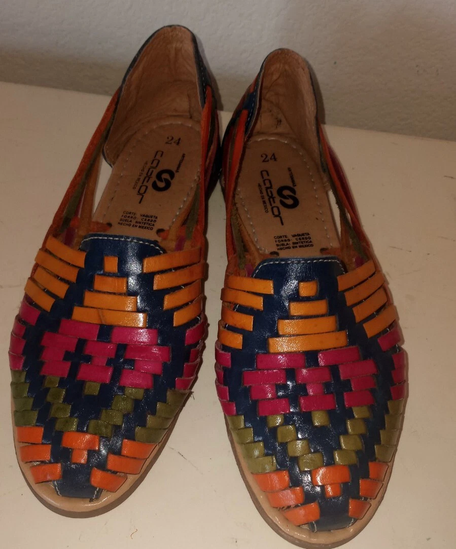 Mexican woven hotsell leather sandals