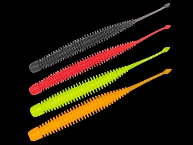 Leurre Souple GeeCrack PIKUPIKU Pintail S.A.F. – 3″ 76mm – Lot De 8 – Fabriqué Au Japon