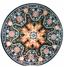 36 " Marmo Centro Tavolo Pietradura Handmade Lavoro Arte Mobili Arredo Casa