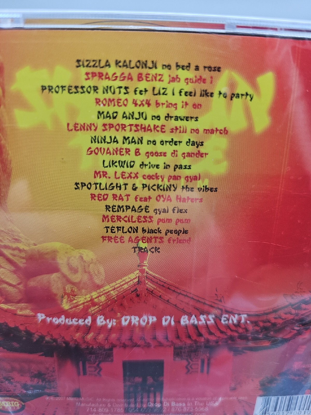 Temple Riddim Shaolin Temple Riddim by Various (CD, 2007) for sale online | eBay