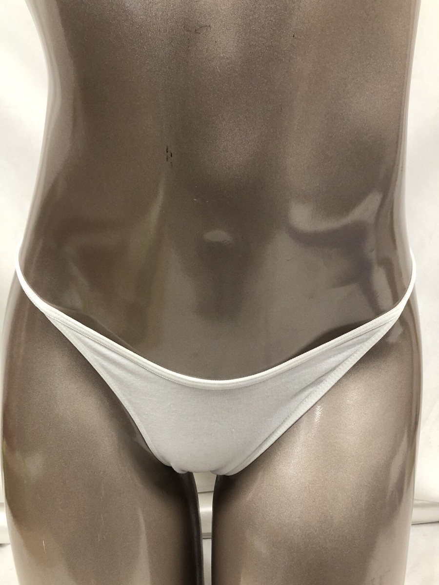 String Femme Demy - Taille 2, Couleur Blanc, Neuf Avec étiquettes, Sous-vêtement Basique