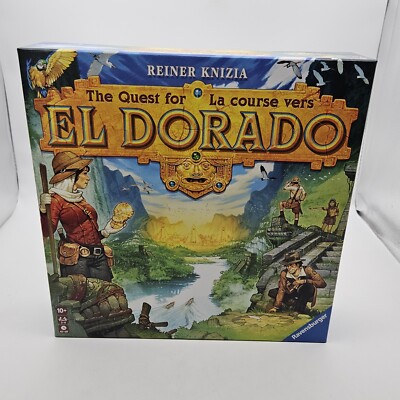 Brand NEW The Quest for El Dorado Board Game for 2 to 4 Players Ages 10+