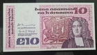 IRELAND  1978  £10 POUND SWIFT (BJC) BANKNOTE