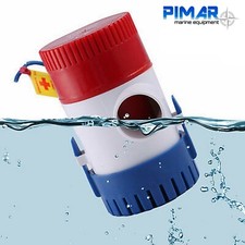 POMPA DI SENTINA AD IMMERSIONE 750 GPH 48 LT/MIN 12V - PER BARCA E GOMMONE 