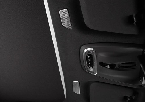 Silver Titanium Rear Reading Light Lamp Frame Trim Fit For Volvo XC90 2016-2023 - Picture 11 of 12