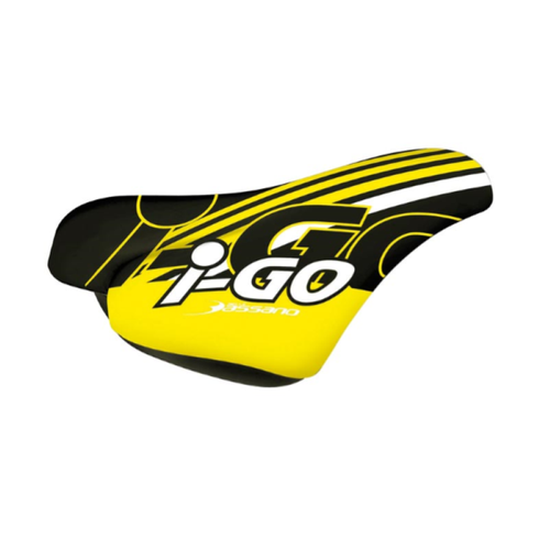 Silla Bassano Sellino Bicicleta Niño Negro-Amarillo En Poliuretano Cómoda - Imagen 2 de 2