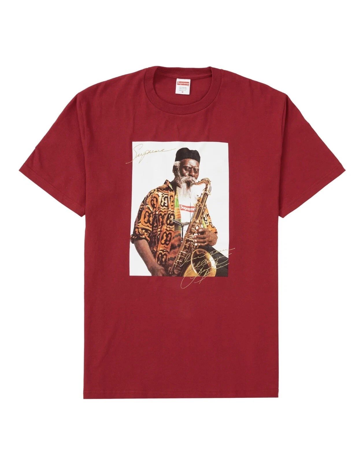 T shirt Supreme Pharoah Sanders taille XL Cardinal FW20 Supreme New York
