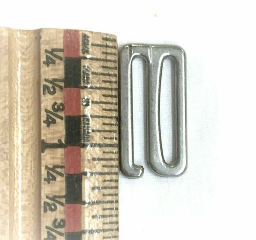 G Haken Gurtband Schnalle Schnellspanner 1 Zoll Bürste matt silber 4 Stück
