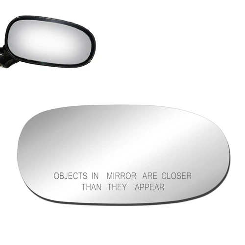 Mirror Glass For 1997-2004 Chevy Corvette Passenger Side RH Replacement Convex