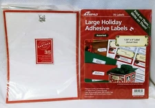 Vintage Christmas Stationery*Computer Printer Paper*20 Sheets& Address Labels