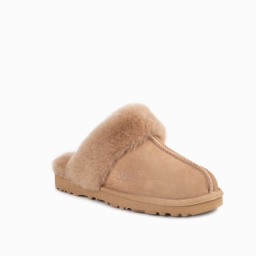UGG Slippers Premium Australia Sheepskin Unisex Scuffette Suede - Picture 23 of 46