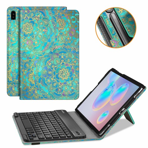 For Samsung Galaxy Tab S6 10.5" 2019 Keyboard Case Folio Stand Cover w/Keyboard - Picture 23 of 26