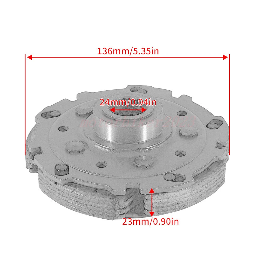 Nuevo embrague zapata mojada para Suzuki LTA400 Eiger automático 2x2 2002-2007 LTA400F 4x4 Foto 3 de 4