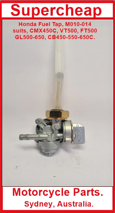 Fuel Tap, Honda suits CMX450C, VT500, FT500, GL500-650C, CB450-550-650C and many - image 4 of 4