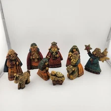 Roman Inc Christmas Christian Nativity Set 9 Piece Collectible Figurine 