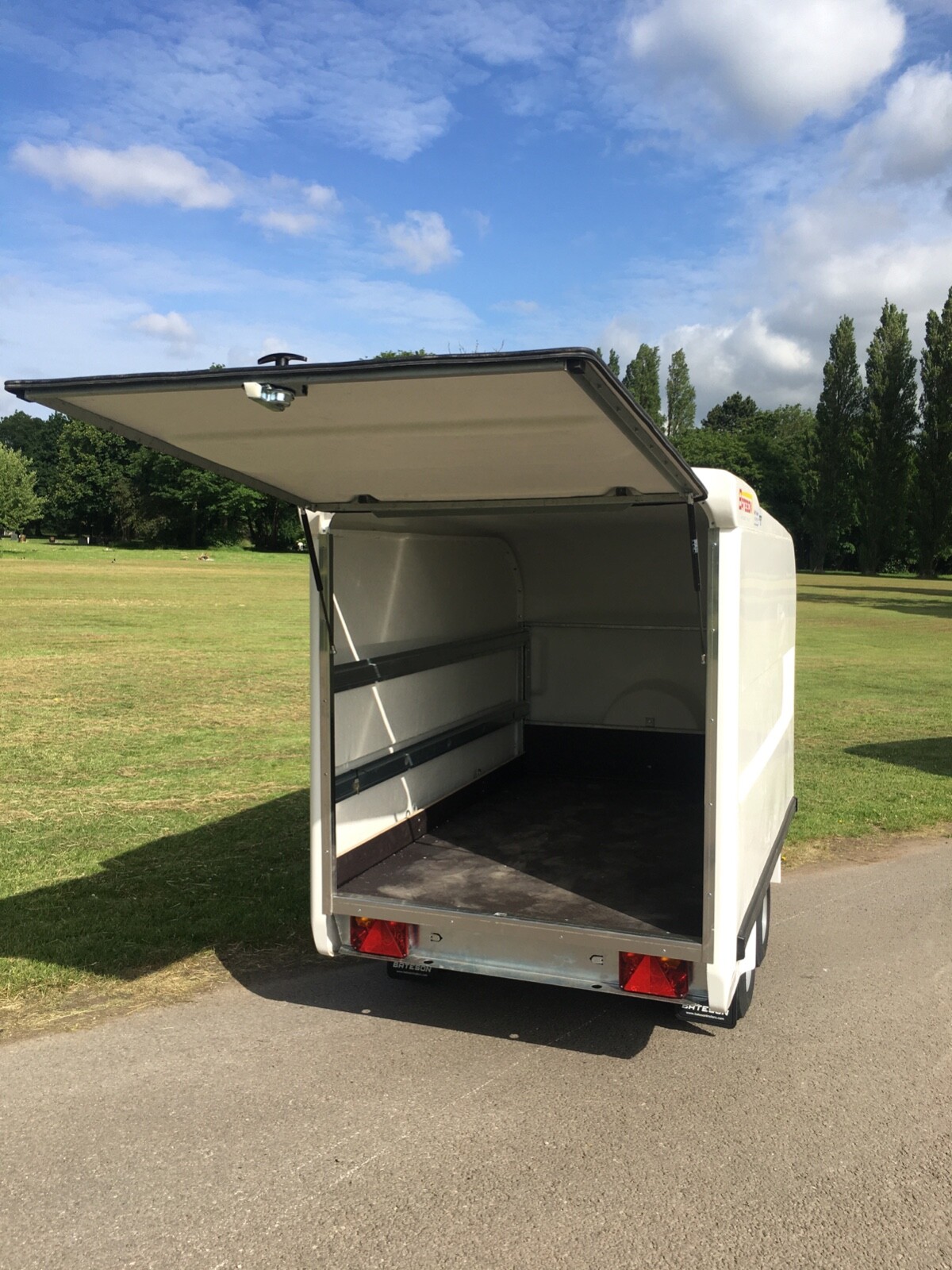 BATESON 120V TWIN AXLE BOX TRAILER from Teds Trailers Liverpool eBay