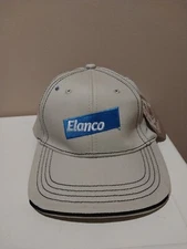 Elanco Tan Hat Cap KC Caps Cotton Adjustable Brand New